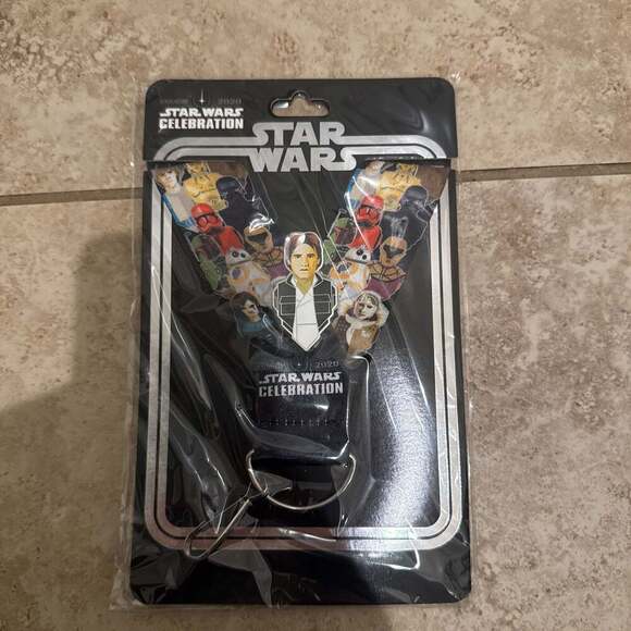 Star Wars Celebration Anaheim 2020 Keychain Lanyard - Han Solo - Picture 1 of 3